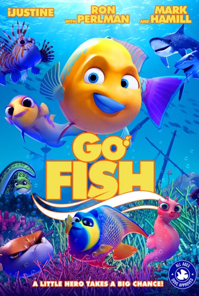 Póster de Go Fish. ¡Salvemos el mar!