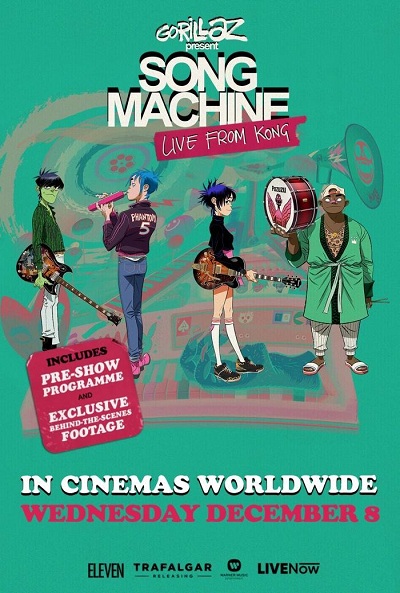 Póster de Gorillaz: Song Machine en vivo desde Kong