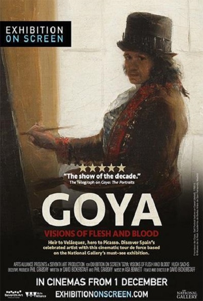 Póster de Goya: Visiones de carne y hueso