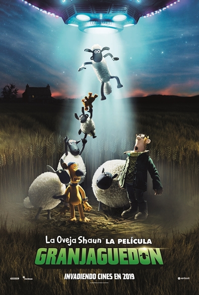 Póster de La oveja Shaun, la película: Granjaguedon