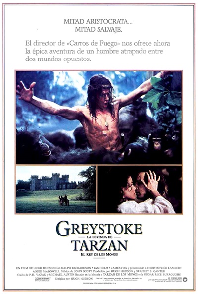 Póster de Greystoke: La leyenda de Tarzán, el rey de los monos