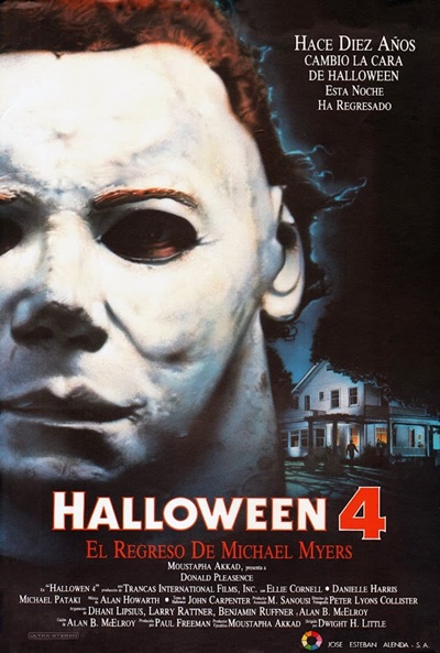 Póster de Halloween 4: El regreso de Michael Myers