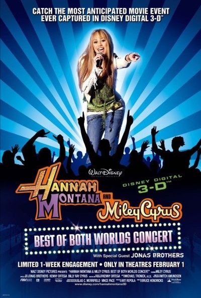 Póster de Hannah Montana/Miley Cyrus: Best of Both Worlds Concert