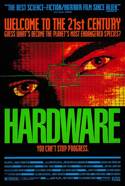 Póster de Hardware, programado para matar