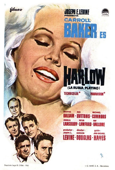 Póster de Harlow, la rubia platino