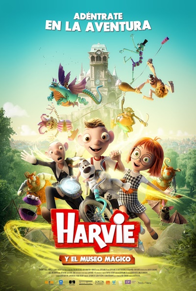 Póster de Harvie y el museo mágico