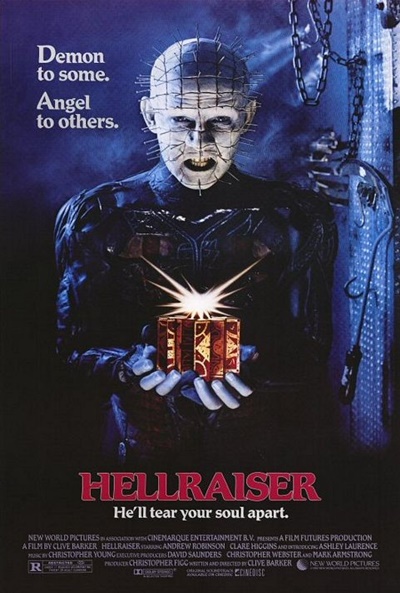 Póster de Hellraiser (Los que traen el infierno)