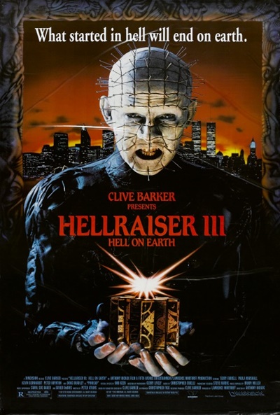 Póster de Hellraiser III: Infierno en la Tierra