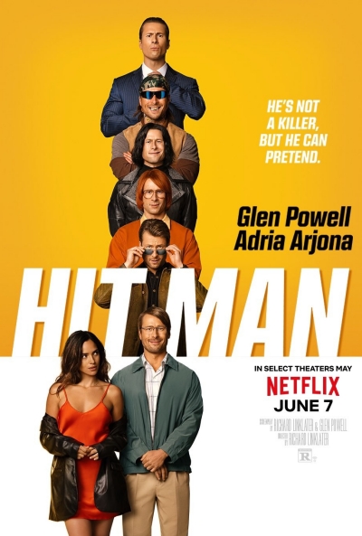 Póster de Hit Man. Asesino por casualidad