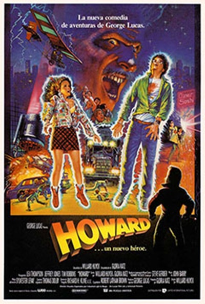 Póster de Howard... un nuevo héroe