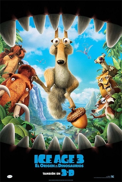 Póster de Ice Age 3: El origen de los dinosaurios