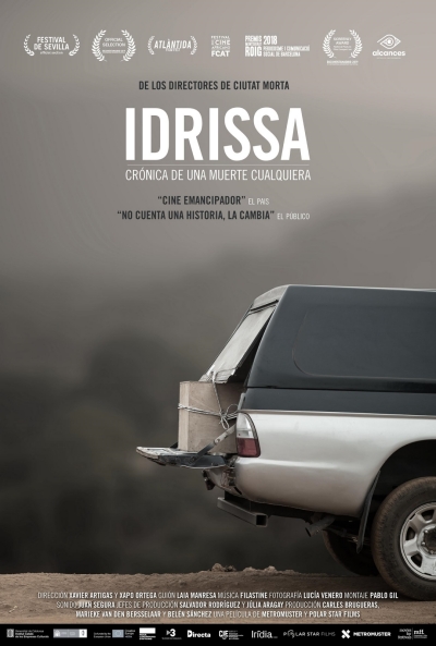 Póster de Idrissa, crónica de una muerte cualquiera