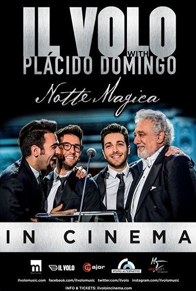 Póster de Il Volo con Plácido Domingo: Noche mágica