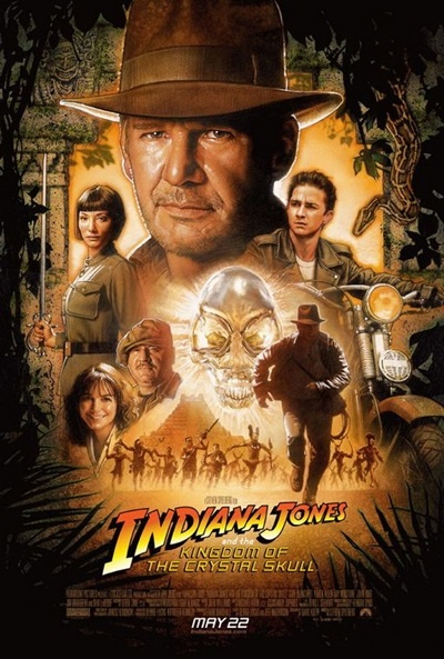 Póster de Indiana Jones y el reino de la calavera de cristal