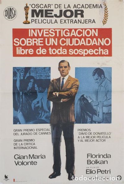 Póster de Investigación sobre un ciudadano libre de toda sospecha