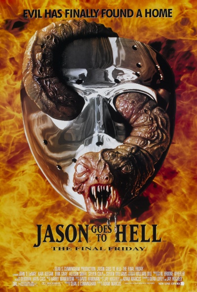 Póster de Viernes 13: El final. Jason va al infierno