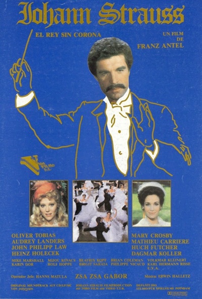 Póster de Johann Strauss, el rey sin corona