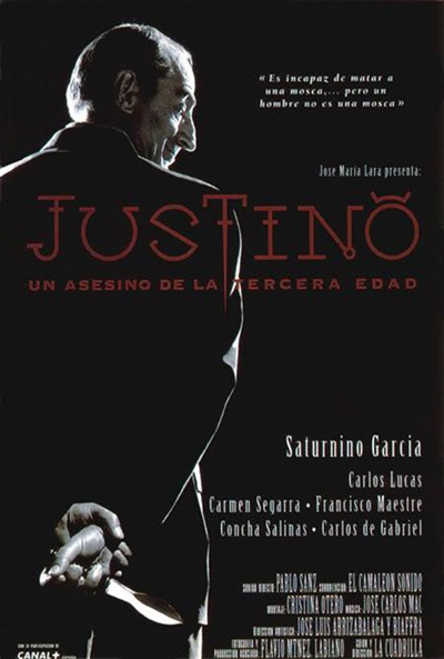 Póster de Justino, un asesino de la tercera edad