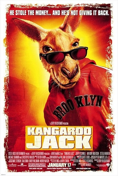 Póster de Canguro Jack, trinca y brinca