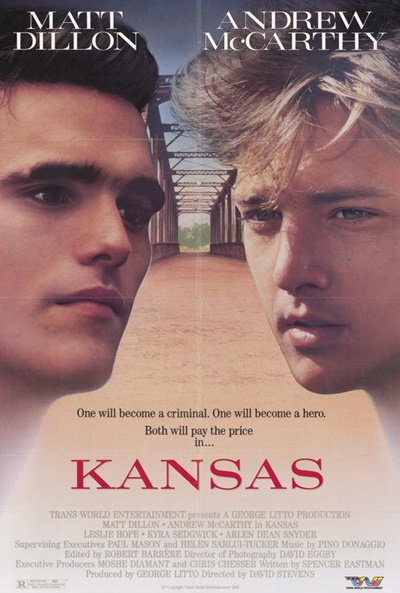 Póster de Kansas: dos hombres, dos caminos