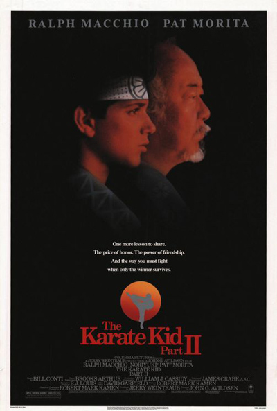 Póster de Karate Kid II: La historia continúa