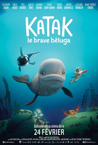 Póster de Katak, la pequeña ballena