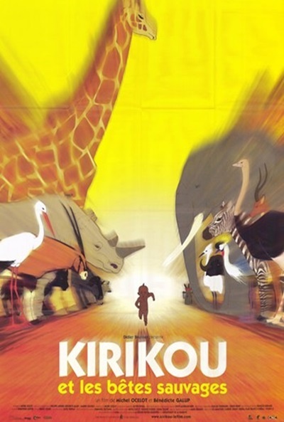 Póster de Kirikú y las bestias salvajes