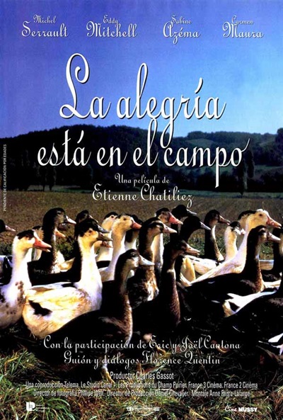 Póster de La alegría está en el campo