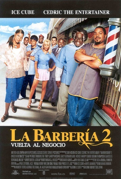 Póster de La barbería 2: Vuelta al negocio