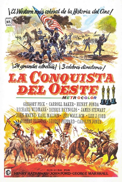 Póster de La conquista del Oeste