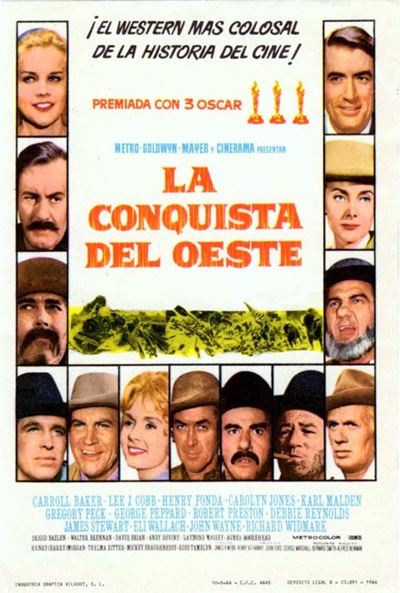 Póster de La conquista del Oeste