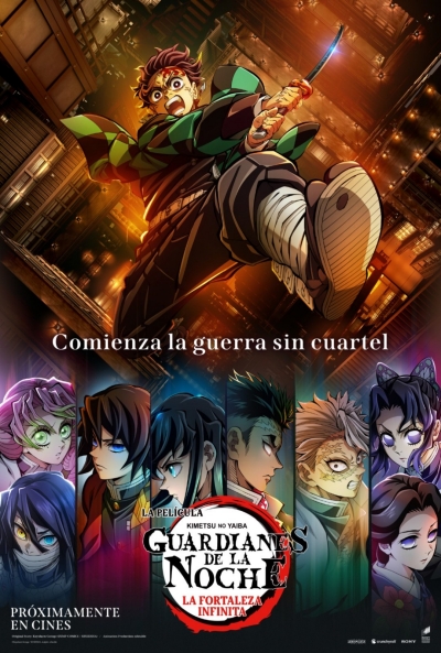 Póster de Guardianes de la noche: Kimetsu no Yaiba La Fortaleza Infinita