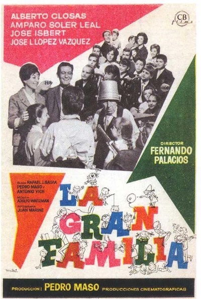 Póster de La gran familia