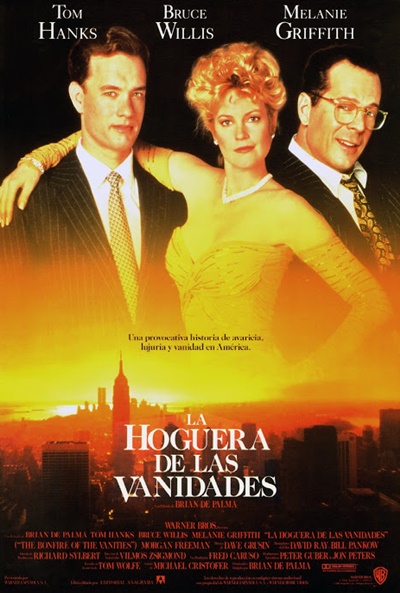 Póster de La hoguera de las vanidades