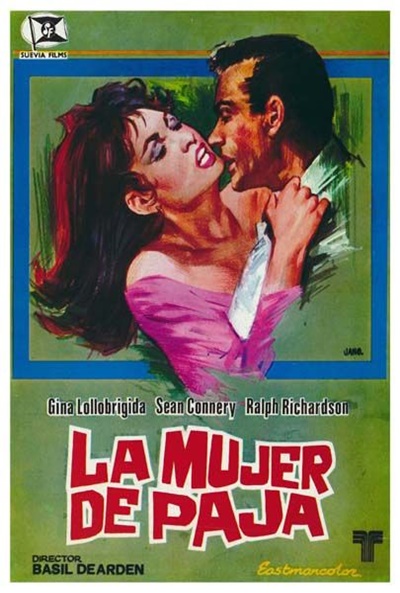 Póster de La mujer de paja