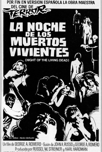 Póster de La noche de los muertos vivientes