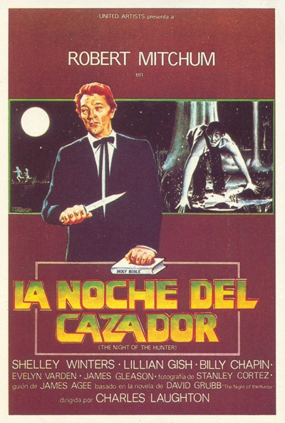 Póster de La noche del cazador