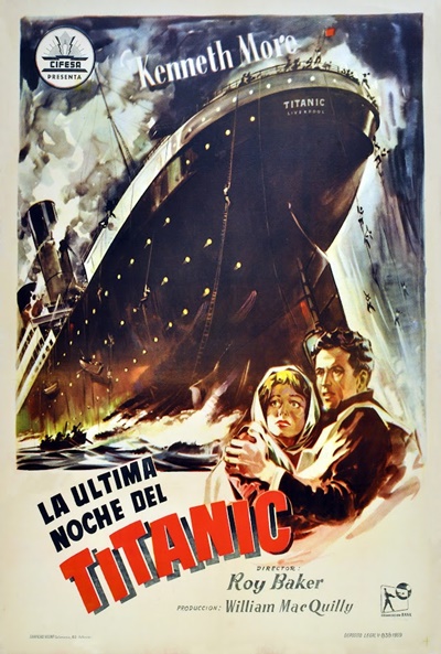 Póster de La última noche del Titanic