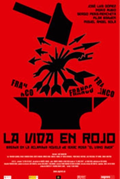 Póster de La vida en rojo