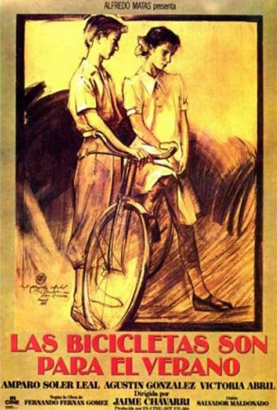 Póster de Las bicicletas son para el verano