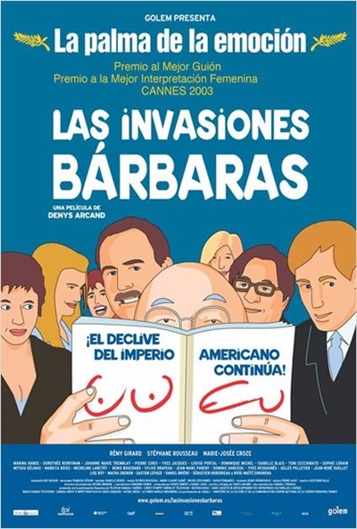 Póster de Las invasiones bárbaras