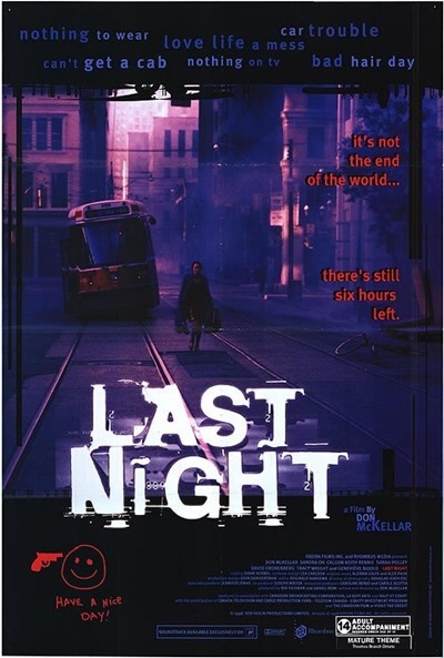 Póster de Last Night (La última noche)