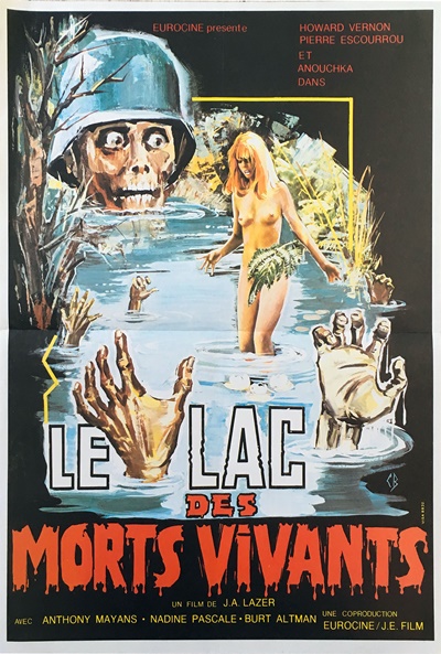 Póster de El lago de los muertos vivientes