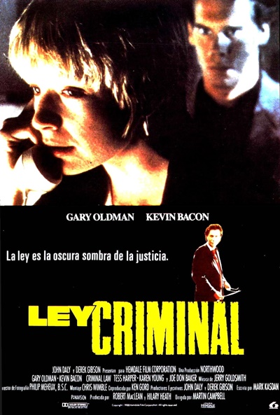 Póster de Ley criminal