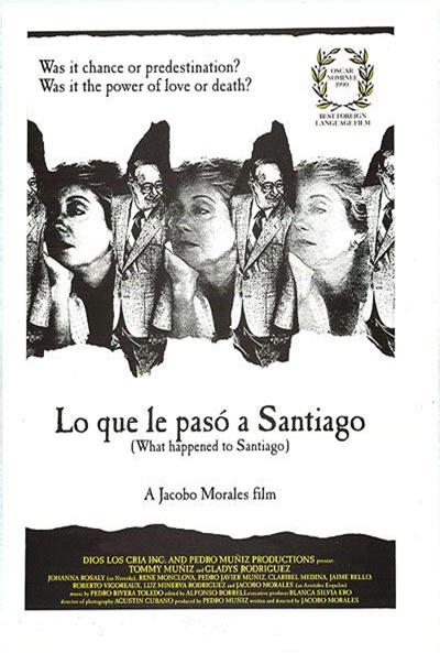 Póster de Lo que le pasó a Santiago