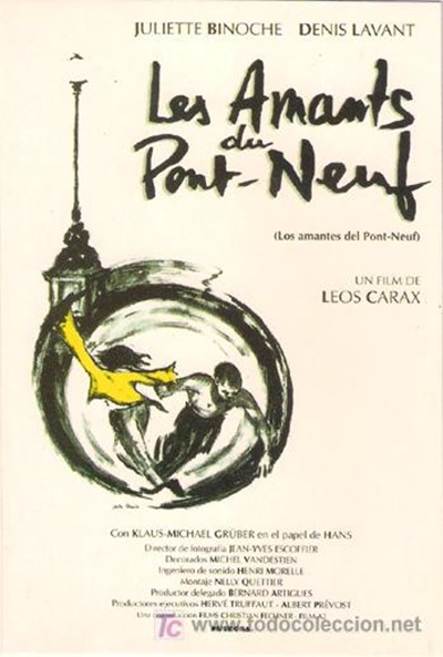 Póster de Los amantes del Pont-Neuf