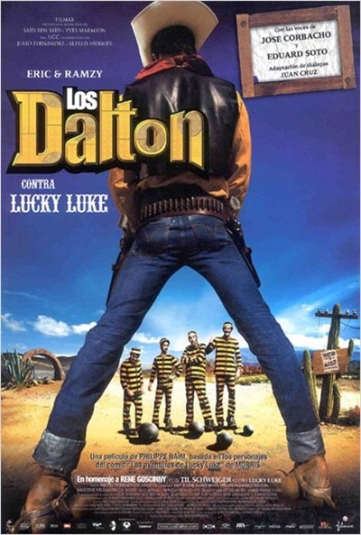 Póster de Los Dalton contra Lucky Luke