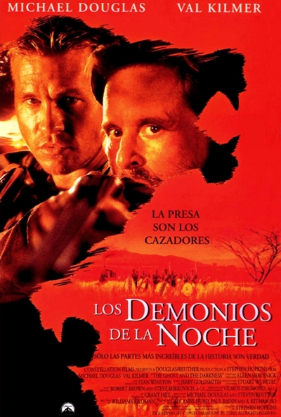 Póster de Los demonios de la noche