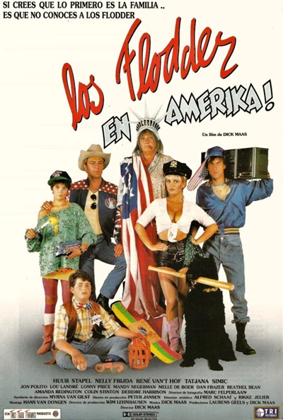 Póster de Los Flodder en Amerika!