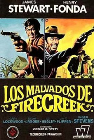 Póster de Los malvados de Firecreek